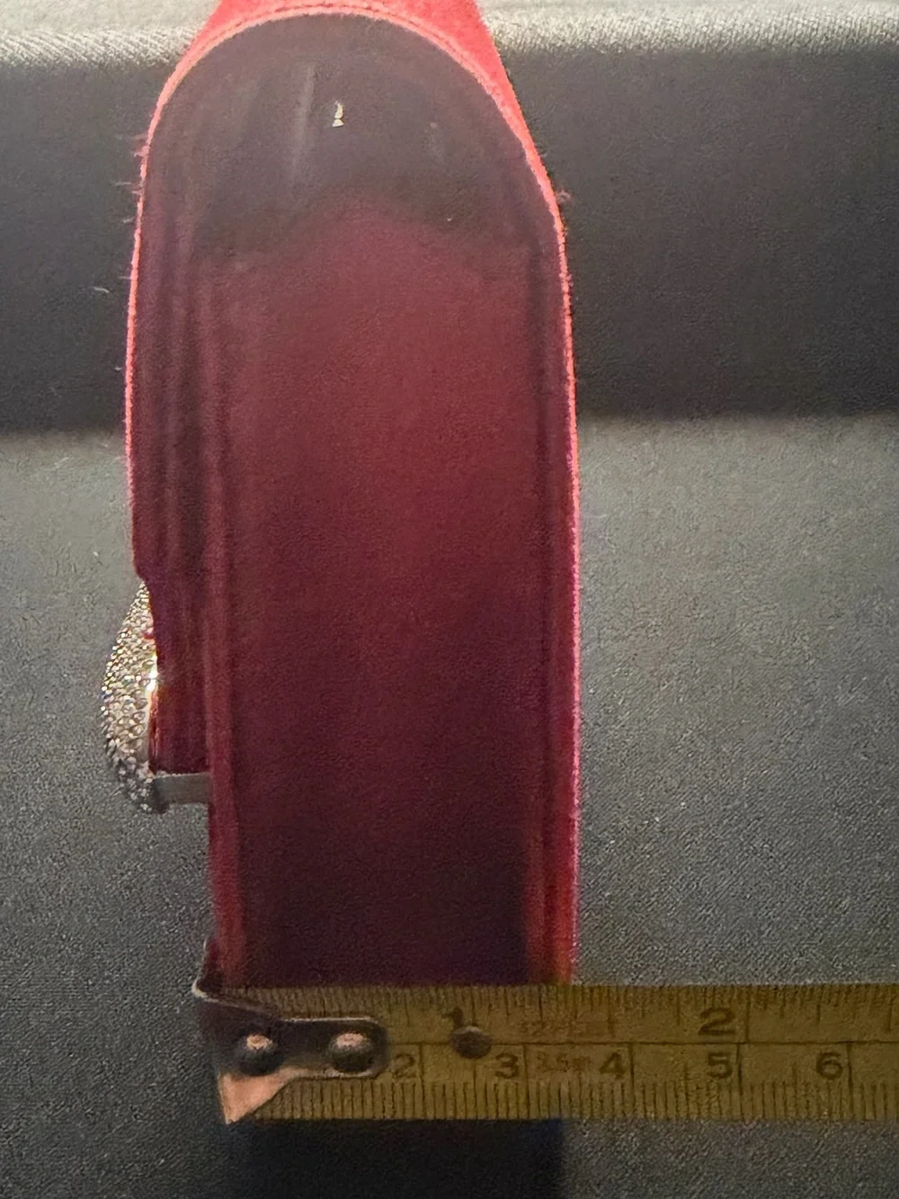 NEW Swarovski Irma Red Satin Crystal Evening Bag